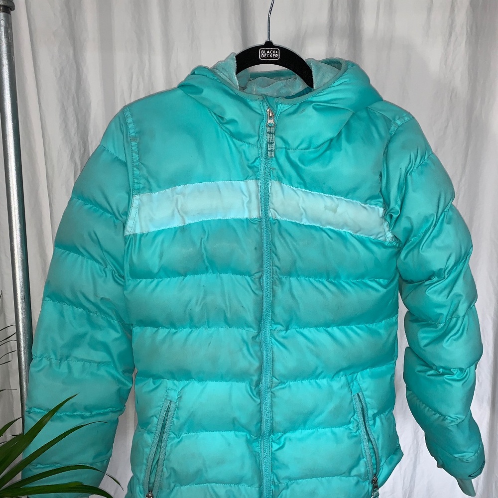 Girls ski and snow puffer jacket